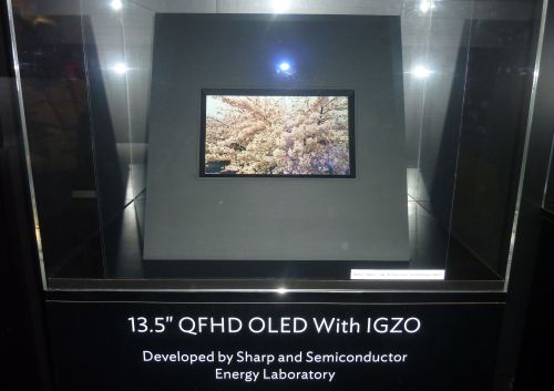 13.5 inch QFHD OLED with IGZO