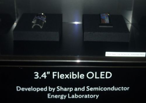 3.4 inch flexible OLED