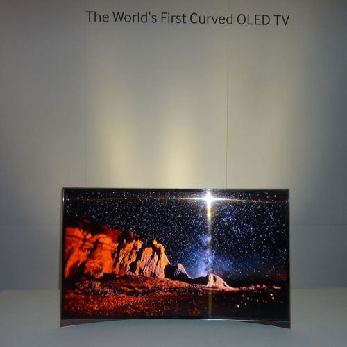 The Worlds First Curved OLED TV 55 inch by Samsung